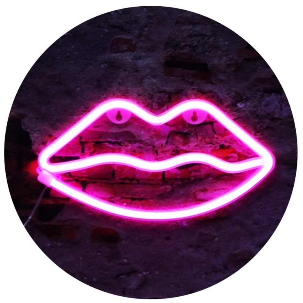Lips LED Neon Sign 😘